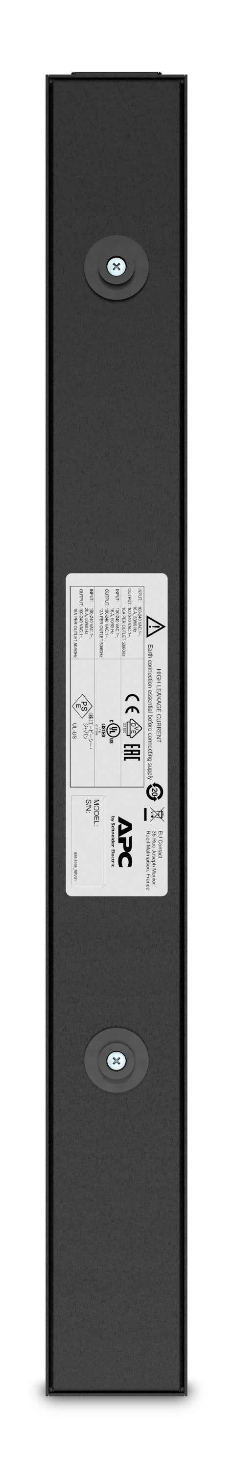 APC RACK PDU, BASIC, HALF HEIGHT, 100-240V/20A, 220-240V/16A, (14) C13