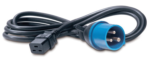 APC POWER CORD, C19 TO IEC309 16A, 2.5M