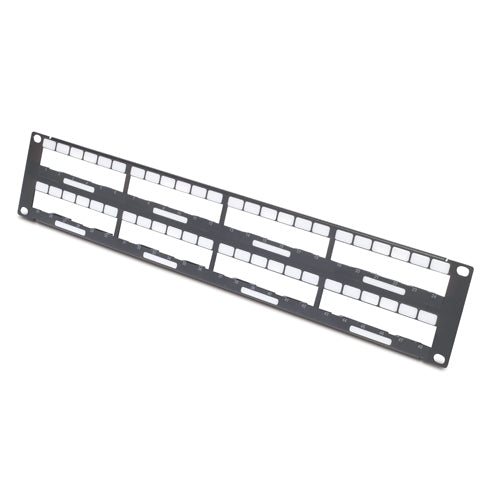 APC DATA DISTRIBUTION 2U PANEL, HOLDS 8 EACH DATA DISTRIBUTION CABLES FOR A TOTAL OF 48 PORTS