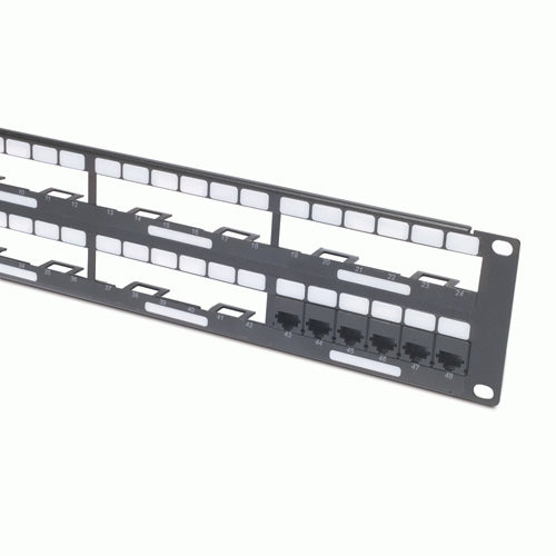 APC DATA DISTRIBUTION 2U PANEL, HOLDS 8 EACH DATA DISTRIBUTION CABLES FOR A TOTAL OF 48 PORTS