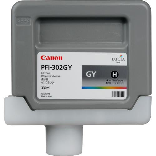 CANON PFI-302GY Grey 330ml