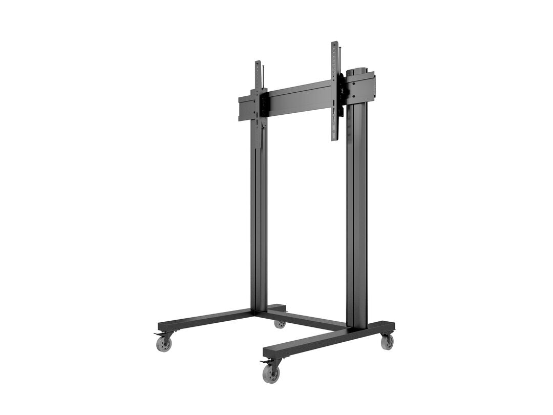 M PUBLIC DISPLAY STAND 180 DUAL PILLAR WHEELBASE BLACK