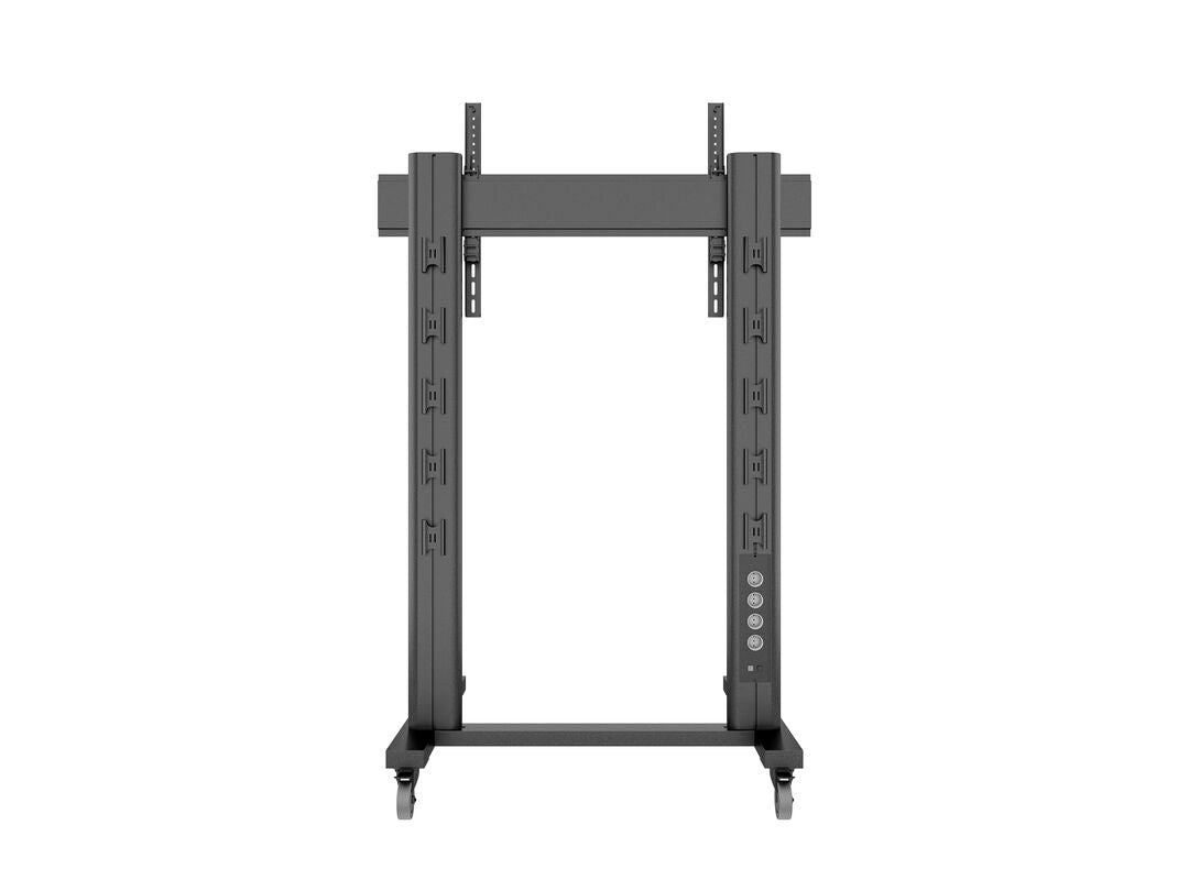 M PUBLIC DISPLAY STAND 180 DUAL PILLAR WHEELBASE BLACK