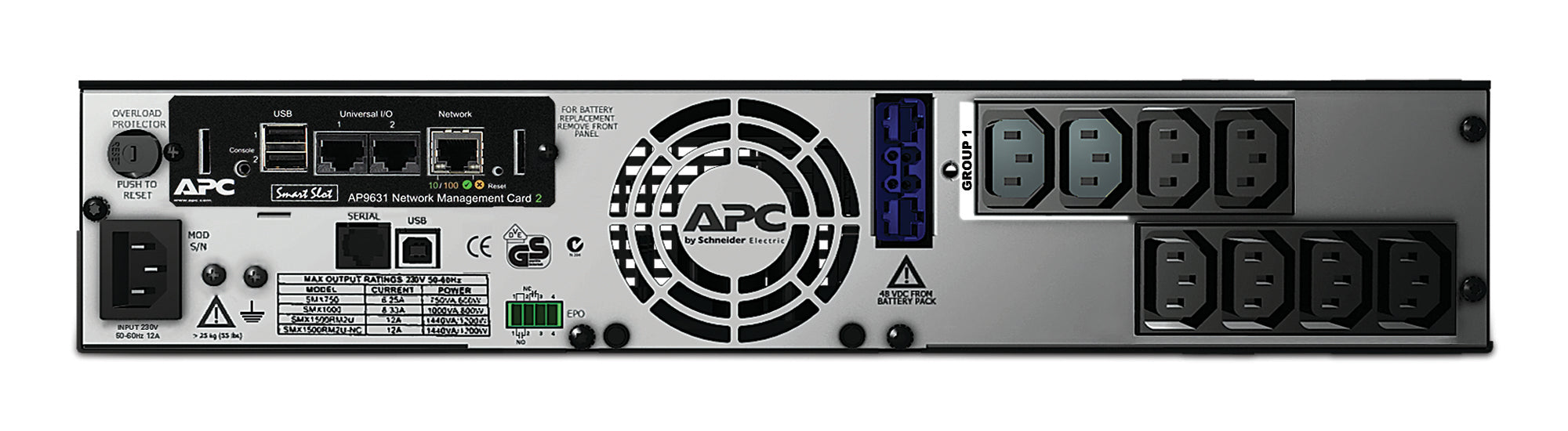 APC Smart-UPS X 750VA R-T with NC