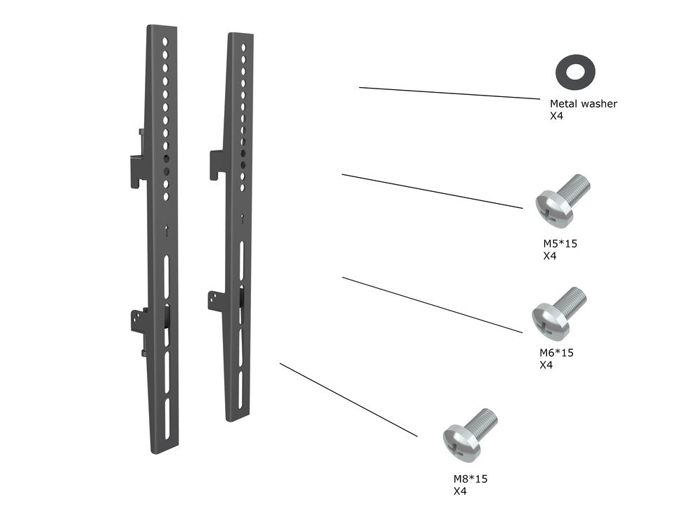 MB PRO SERIES - FIXED ARMS 400MM