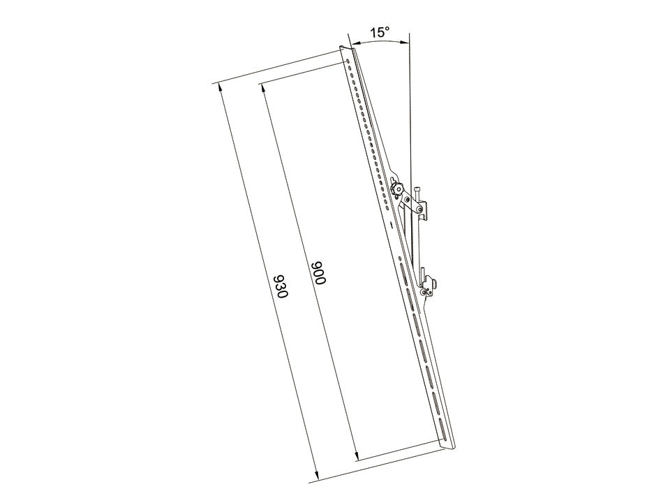 MB PRO SERIES - TILT ARMS 900MM