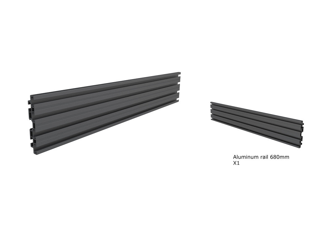 MB PRO SERIES - SINGLE SCREEN RAIL BLACK