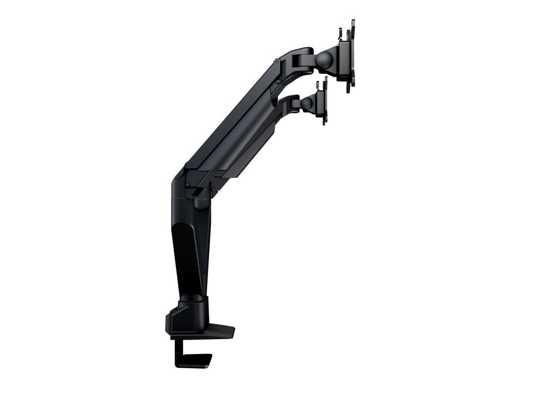 M VESA GAS LIFT ARM DUAL SIDE BY SIDE BLACK