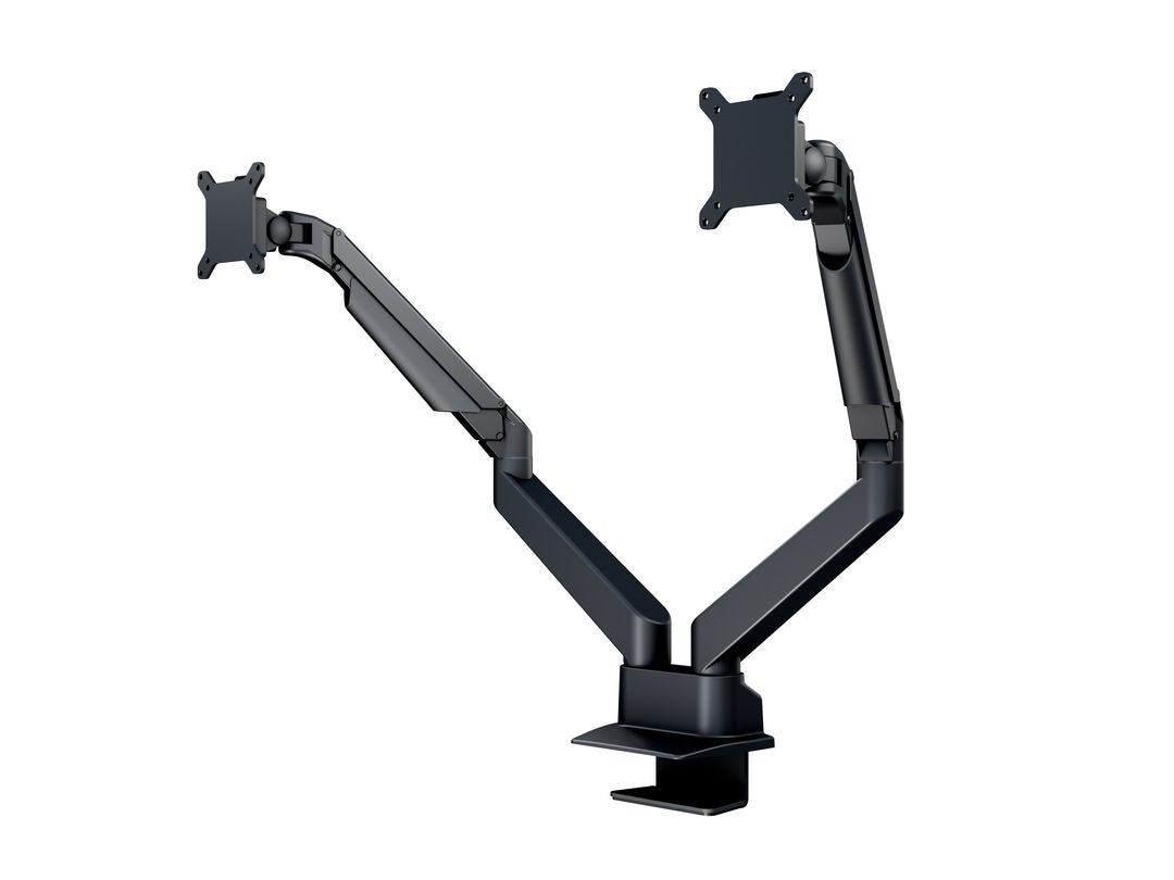 M VESA GAS LIFT ARM DUAL SIDE BY SIDE BLACK