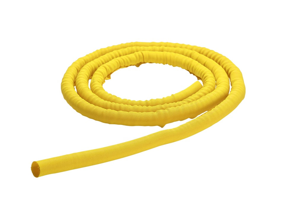 M UNIVERSAL CABLE SOCK SELF WRAPPING 25MM YELLOW 25M