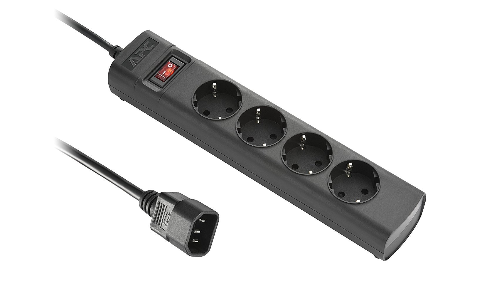 APC UPS POWER STRIP, IEC C14 TO 4 OUTLET SCHUTZKONTAKT (CEE 7/3), 230V GERMANY