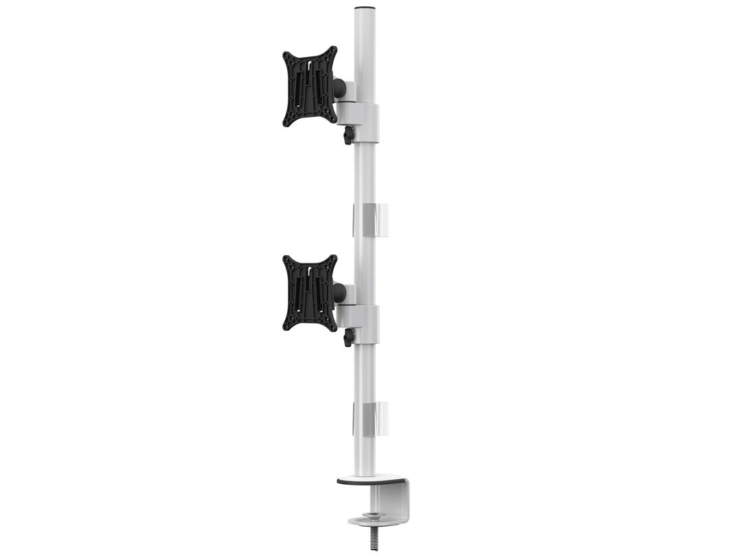 MB VESA DESKMOUNT OFFICELINE DUAL VERTICAL WHITE