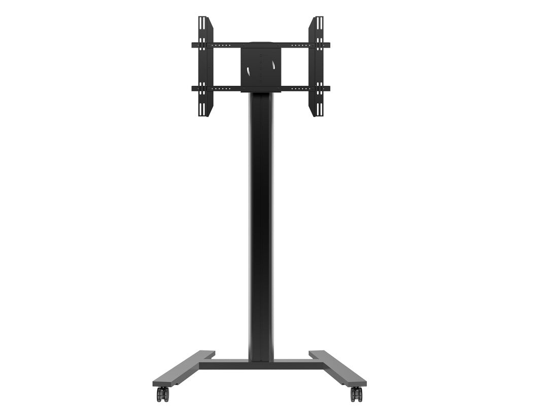 M PUBLIC DISPLAY STAND 180 HD SINGLE BLACK, WHEELS