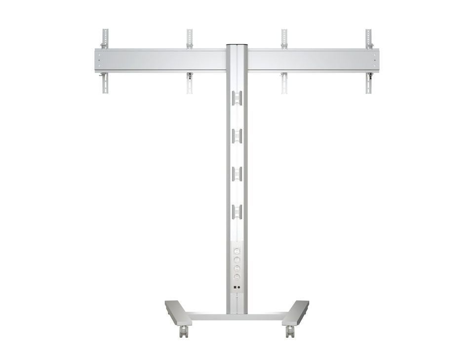 M PUBLIC DISPLAY STAND 180 HD DUAL SILVER