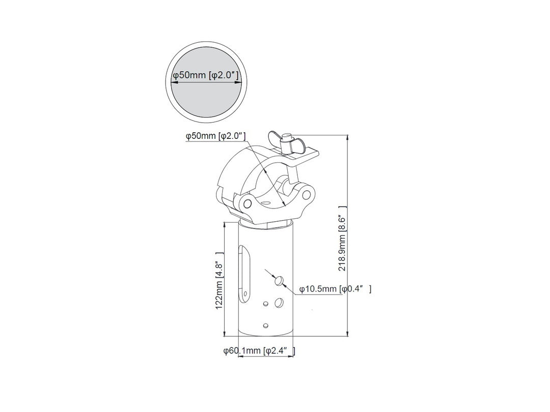 MB TRUSS CLAMP 500 KG