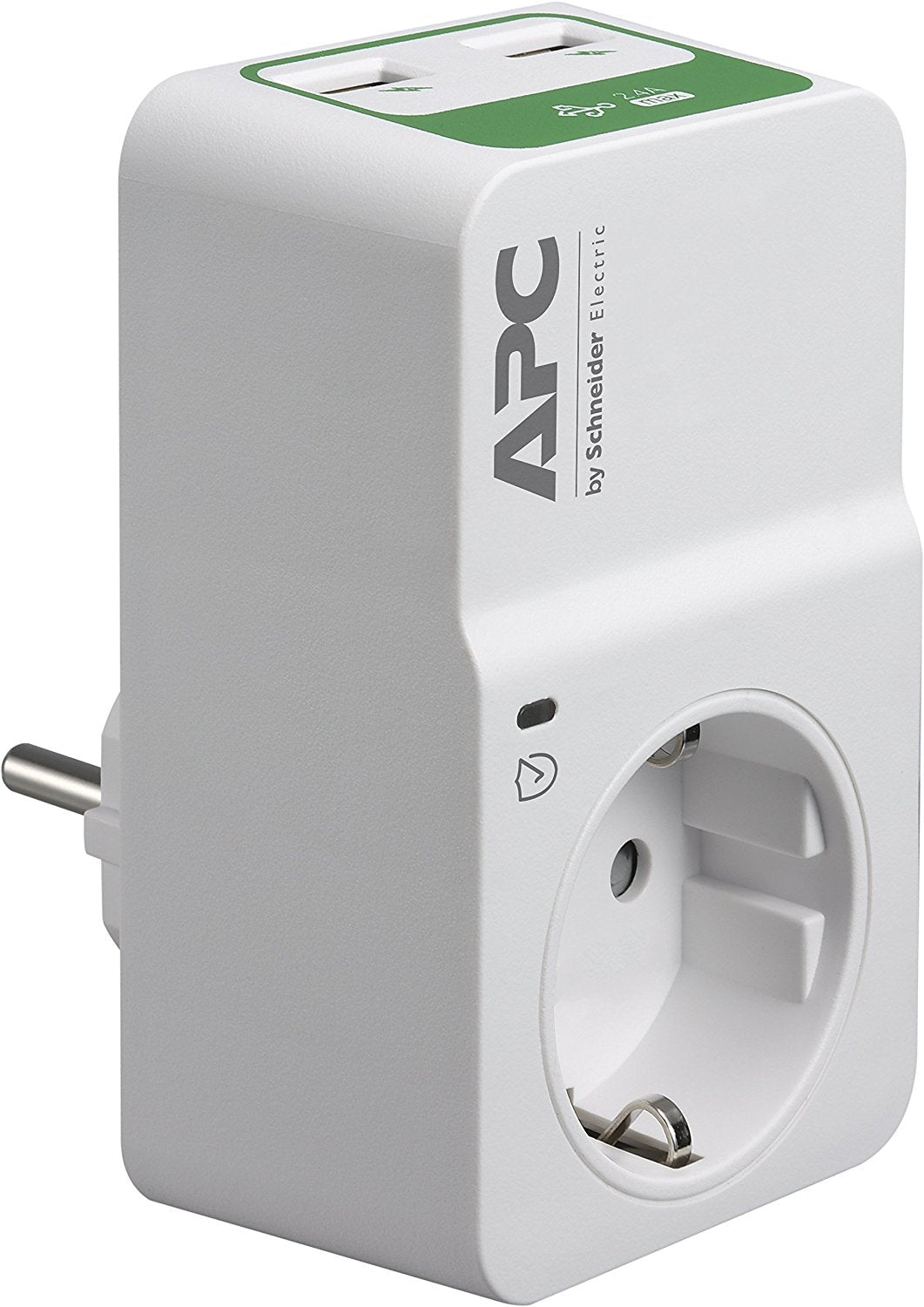 APC ESSENTIAL SURGEARREST 1 OUTLET 230V, 2 PORT USB CHARGER, GERMANY