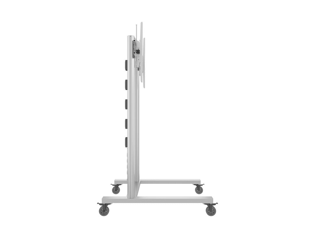 MB PUBLIC DISPLAY STAND 180 DUAL PILLAR WHEELBASE SILVER