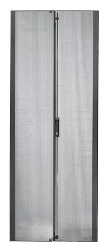 APC NETSHELTER SX 42U 750MM WIDE PERFORATED SPLIT DOORS BLACK