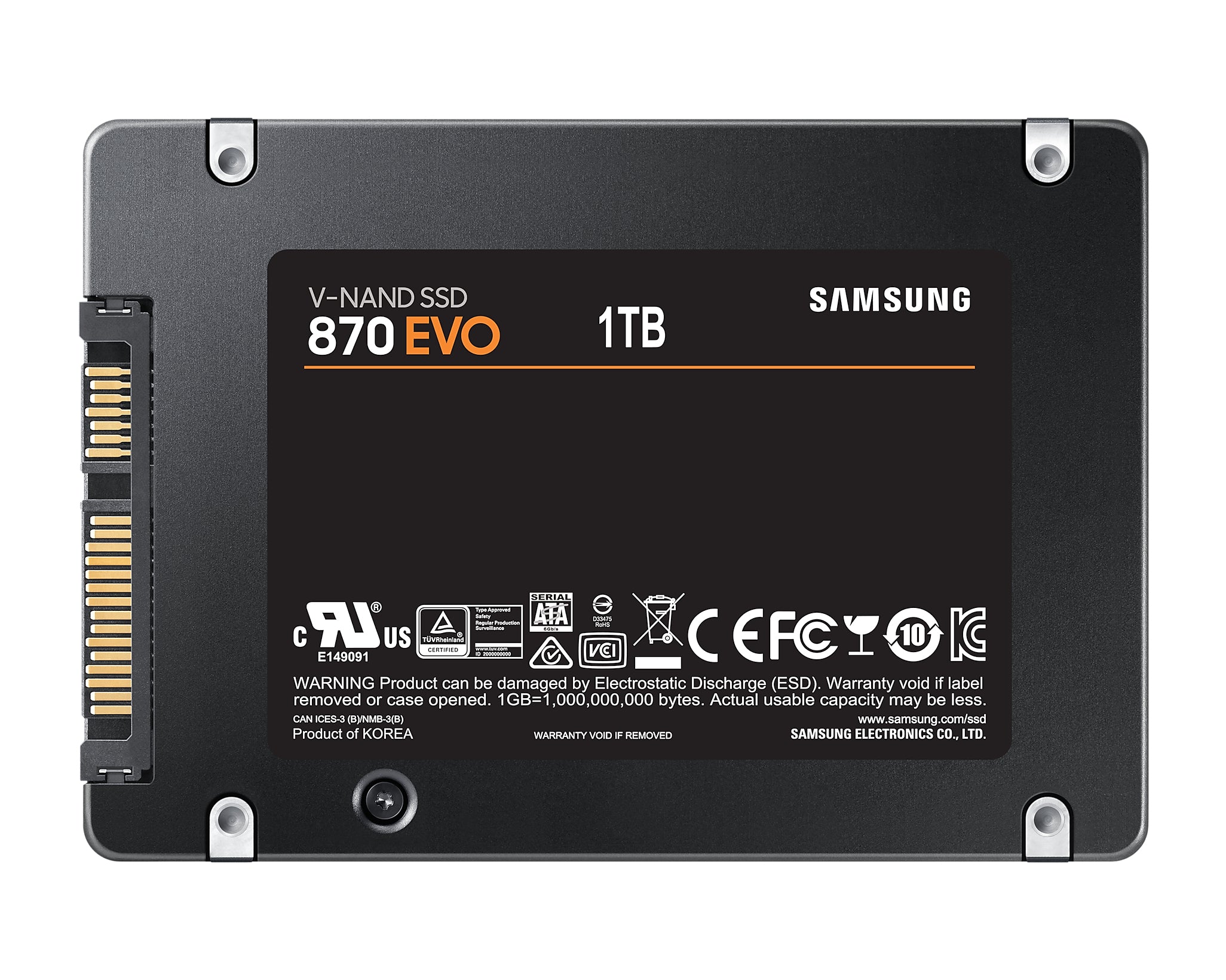 SAMSUNG 1TB 870 EVO SSD 2.5" SATA