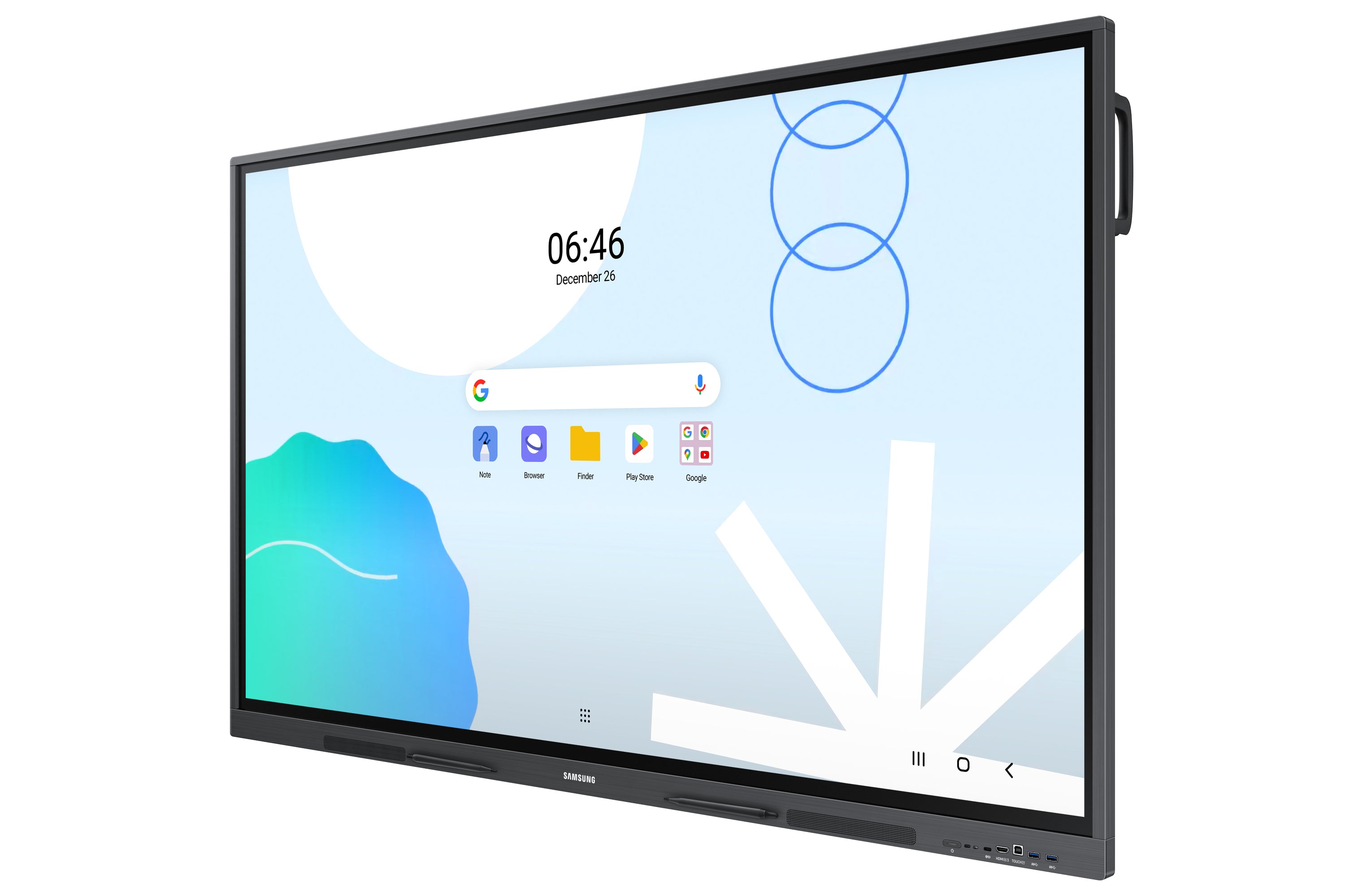 SAMSUNG WAD EBOARD WA86D, 86", ANDROID 13 (8GB RAM, 64GB STORAGE), UHD, IR TOUCH, 3XHDMI (CEC) 2.0, USB-C PD 65W, VIDEO OUT HDMI, USB 5(2.0X1, 4X3.0), OPS SLOT, 2X15W SPEAKERS, VESA 800X600, LANDSCAPE ONLY