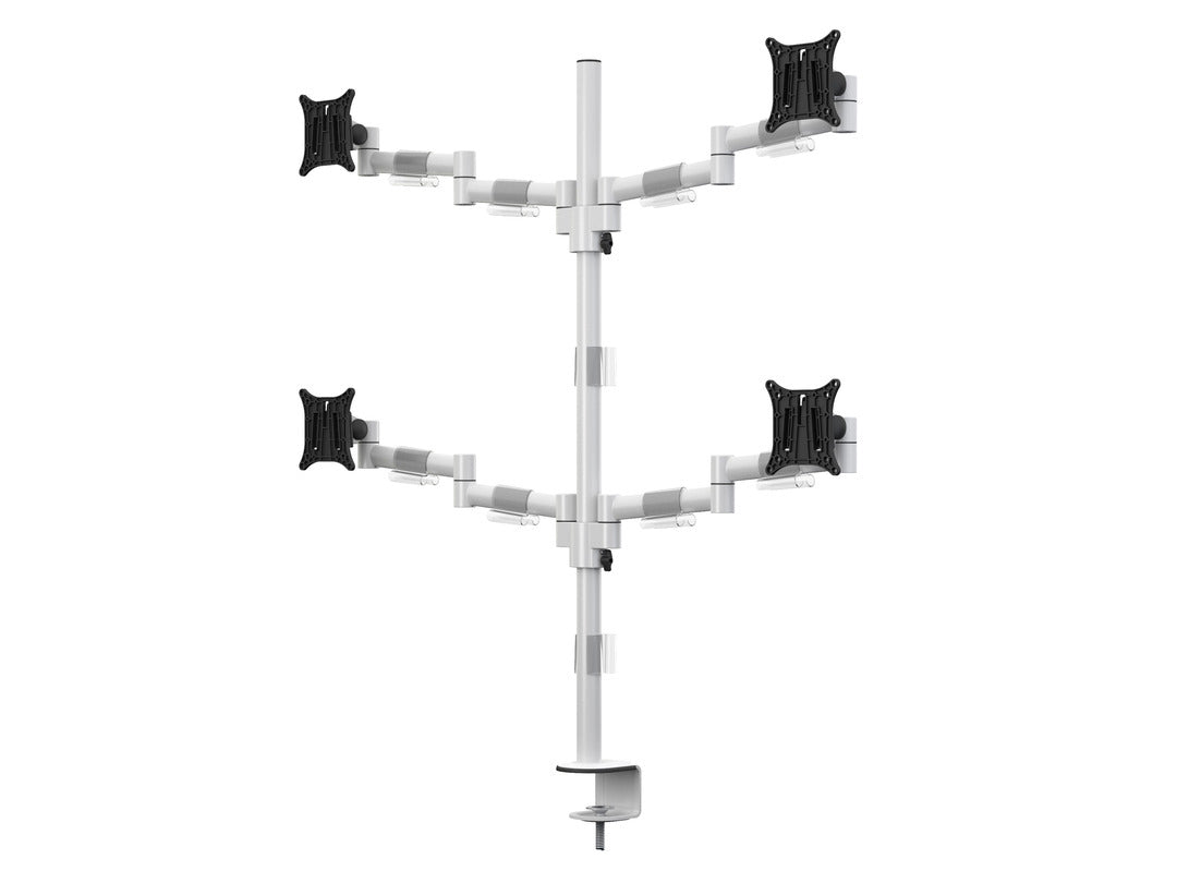 M VESA DESKMOUNT OFFICELINE QUAD WHITE