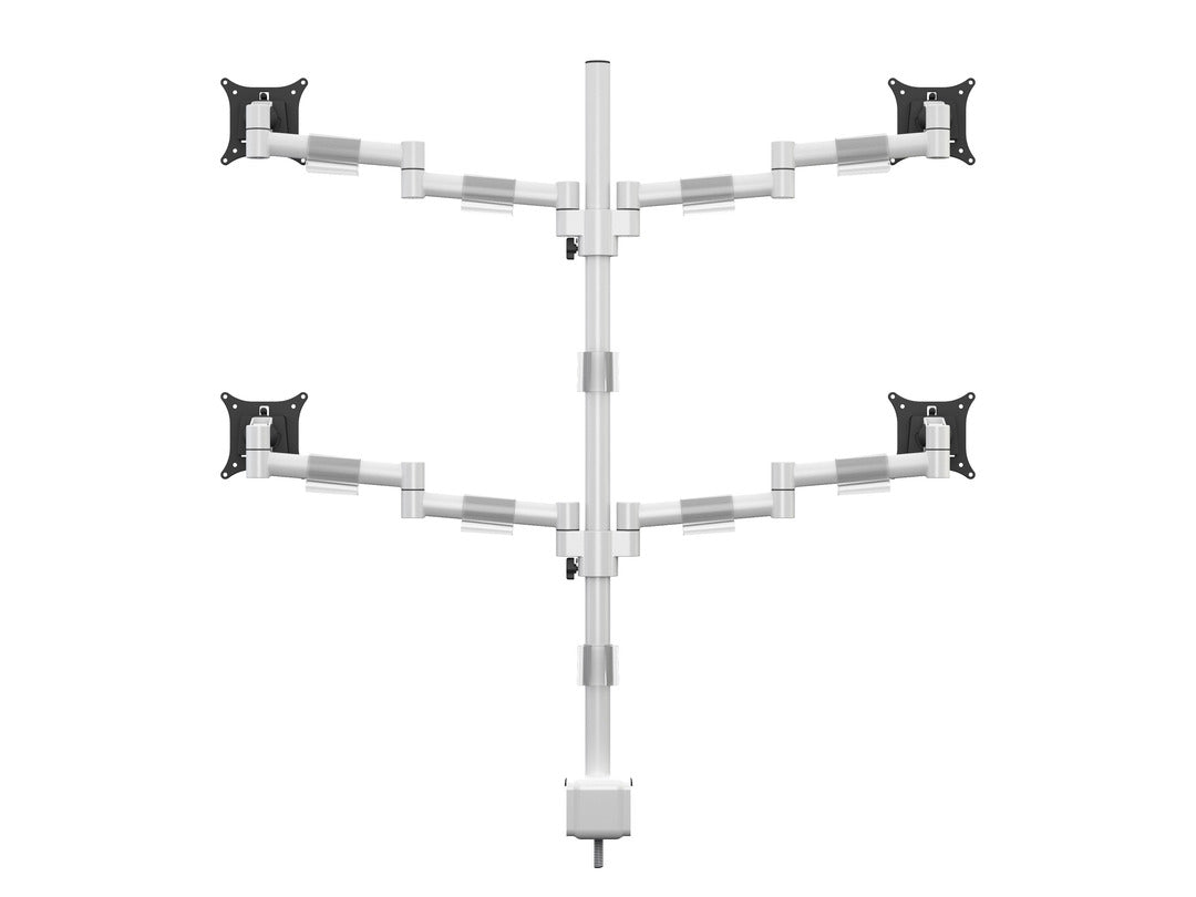 M VESA DESKMOUNT OFFICELINE QUAD WHITE