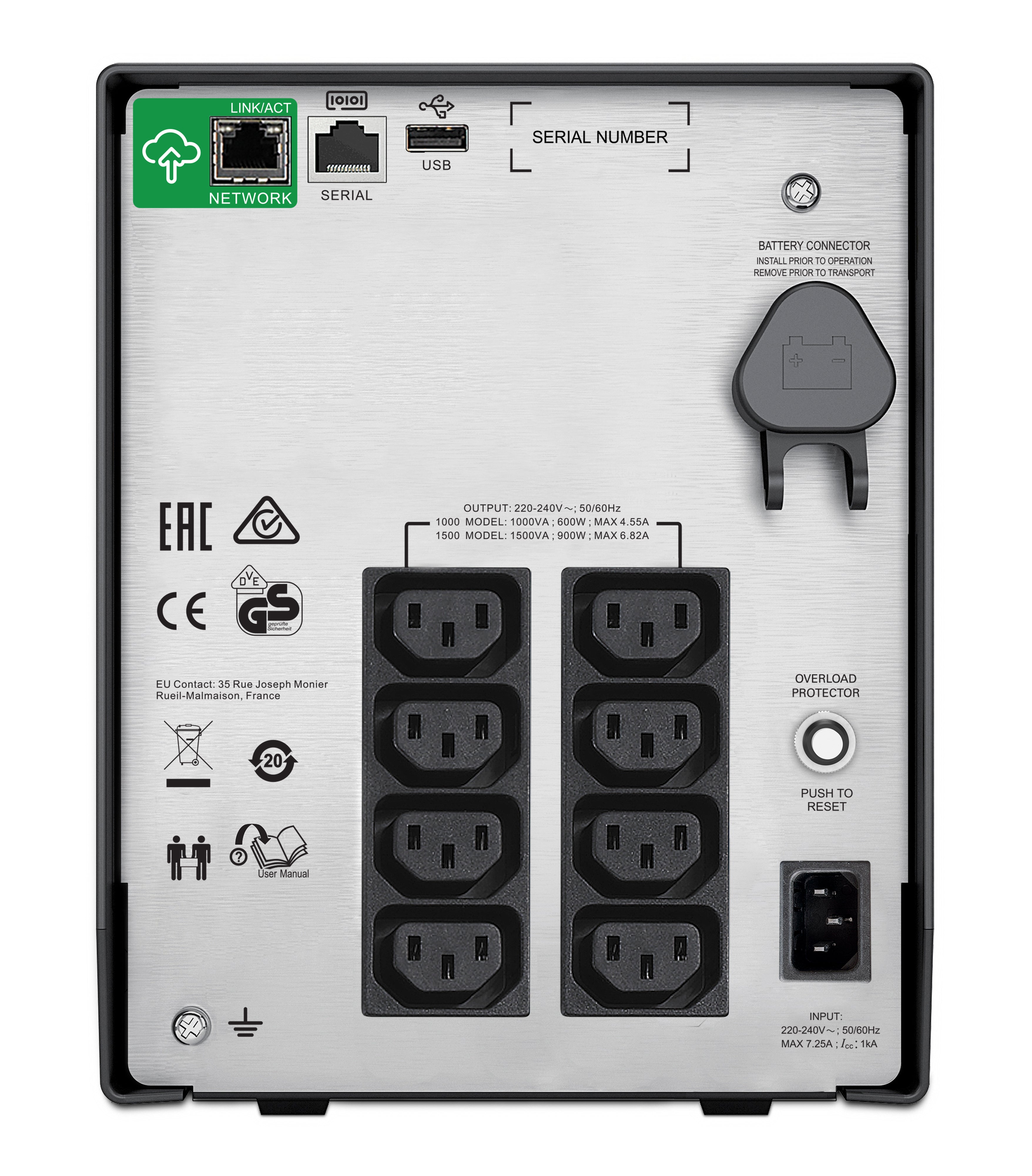 APC SMART-UPS C 1000VA LCD 230V WITH SMARTCONNECT