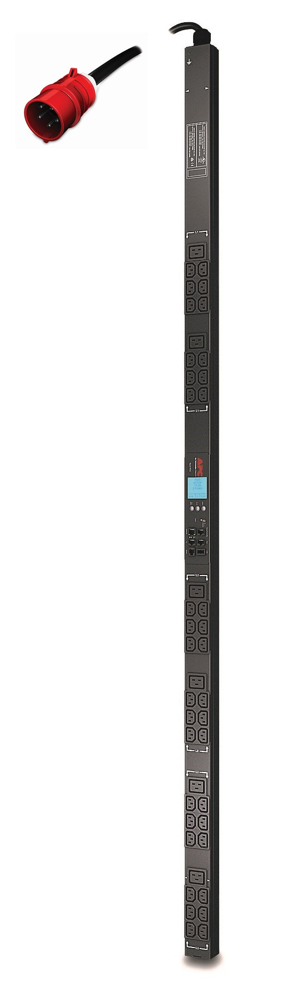 APC RACK PDU 2G, METERED, ZEROU, 11KW, 230V, (36) C13 & (6) C19