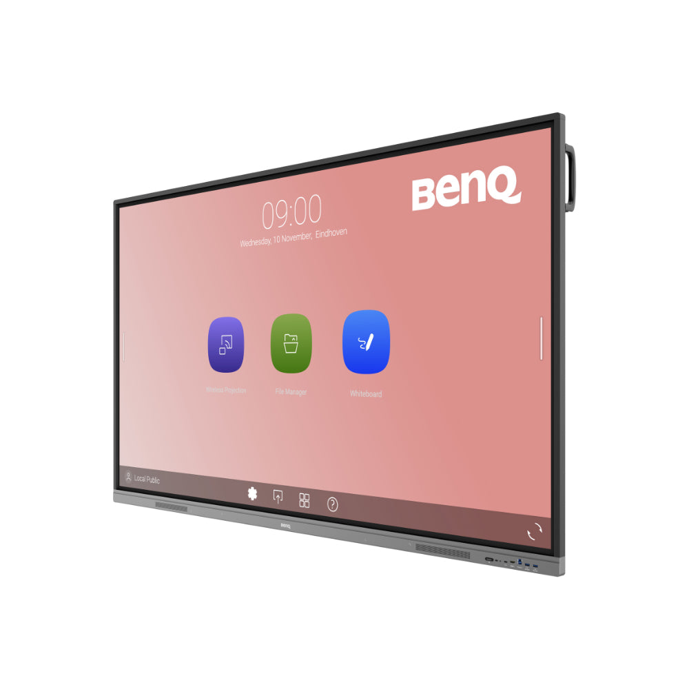 BENQ RE9803 98 4K, IR 40 TOUCH, 400 NITS, ANDROID11, 18/7, EZW6, ISHARE2, AMS, DMS, USB-C, WALL MOUNT