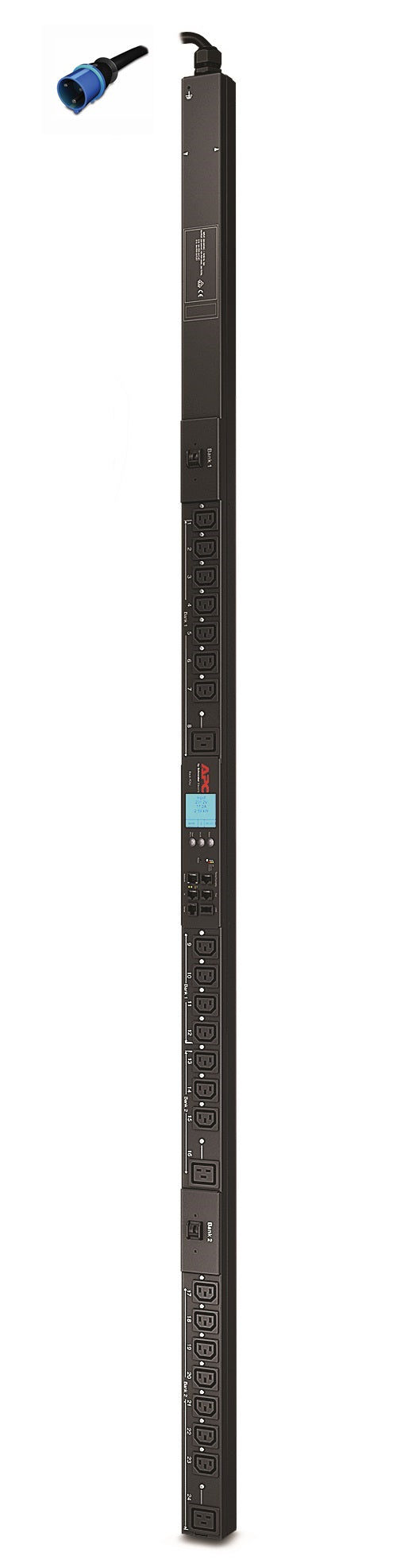 APC RACK PDU 2G, SWITCHED, ZEROU, 32A, 230V, (21) C13 & (3) C19