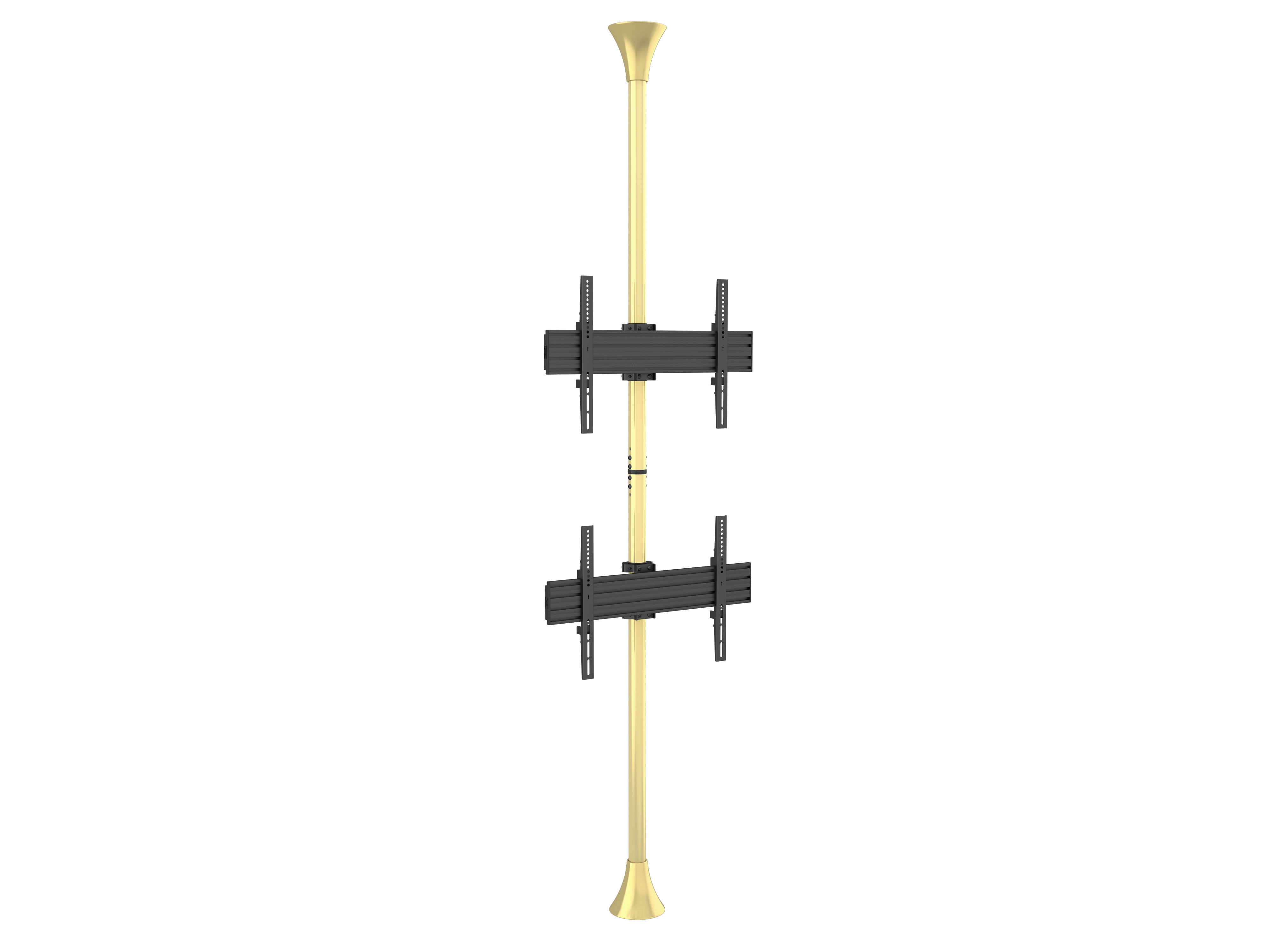 M FLOOR TO CEILING MOUNT PRO MBFC2U BRASS