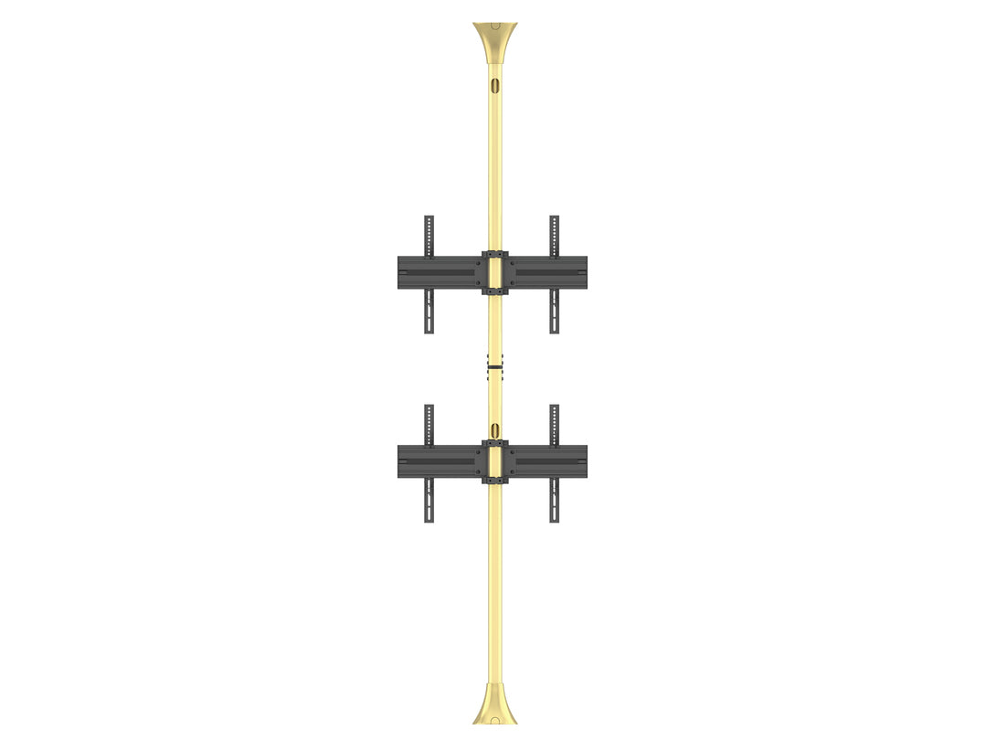 M FLOOR TO CEILING MOUNT PRO MBFC2U BRASS