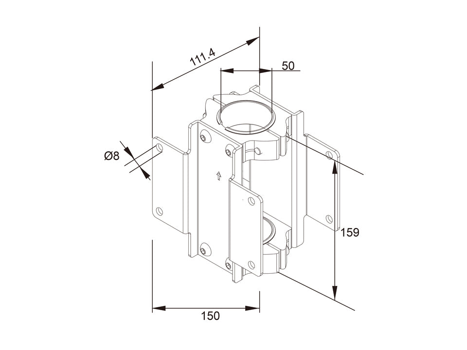 M PRO SERIES - DUAL POLE CLAMP