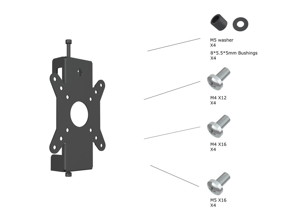 M MONITOR MOUNT FIXED PRO 50/75/100