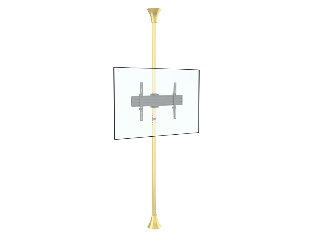 M FLOOR TO CEILING MOUNT PRO MBFC1U BRASS