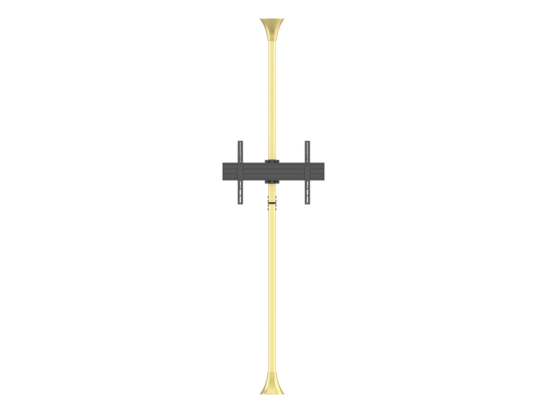 M FLOOR TO CEILING MOUNT PRO MBFC1U BRASS