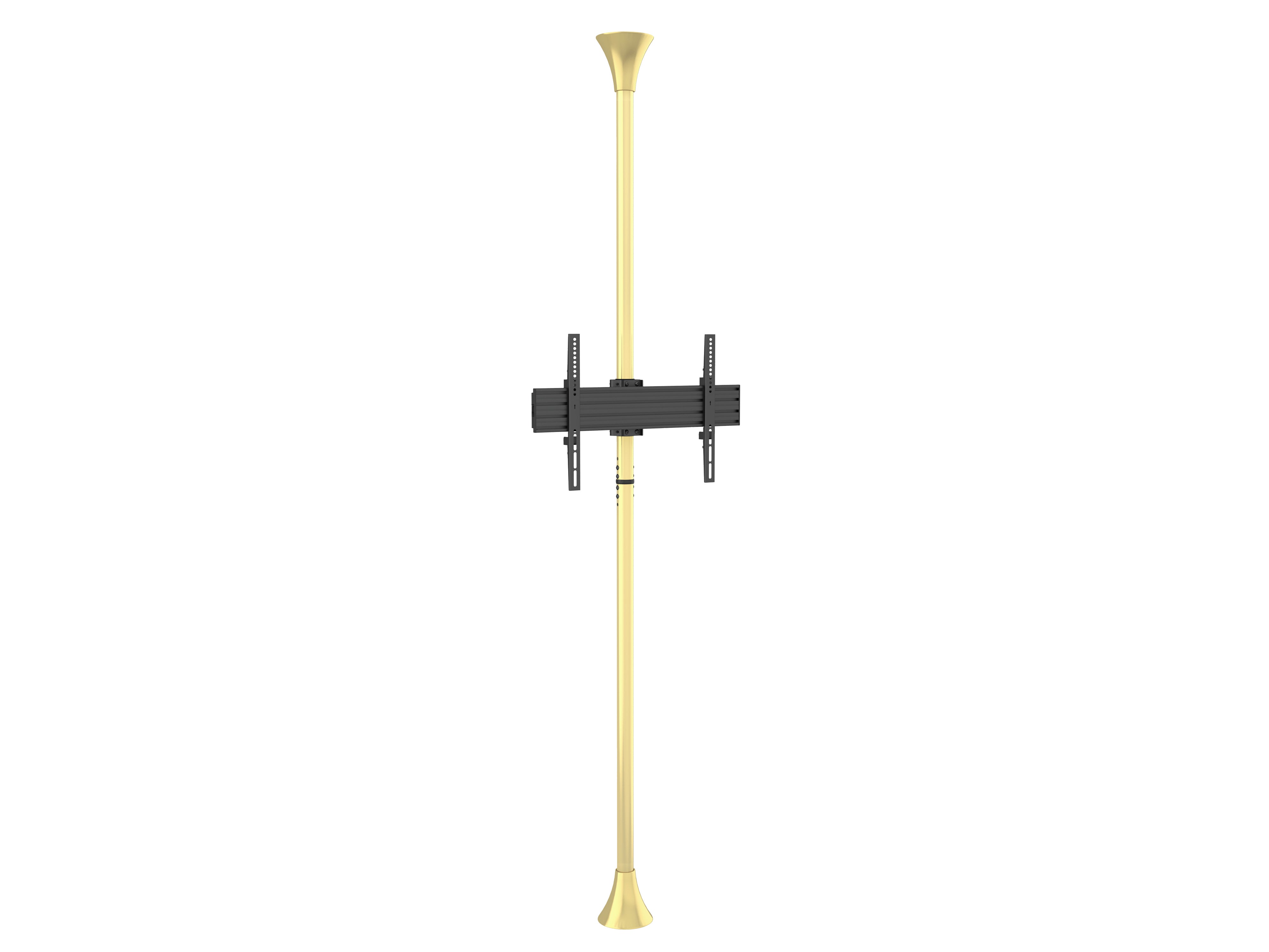 M FLOOR TO CEILING MOUNT PRO MBFC1U BRASS