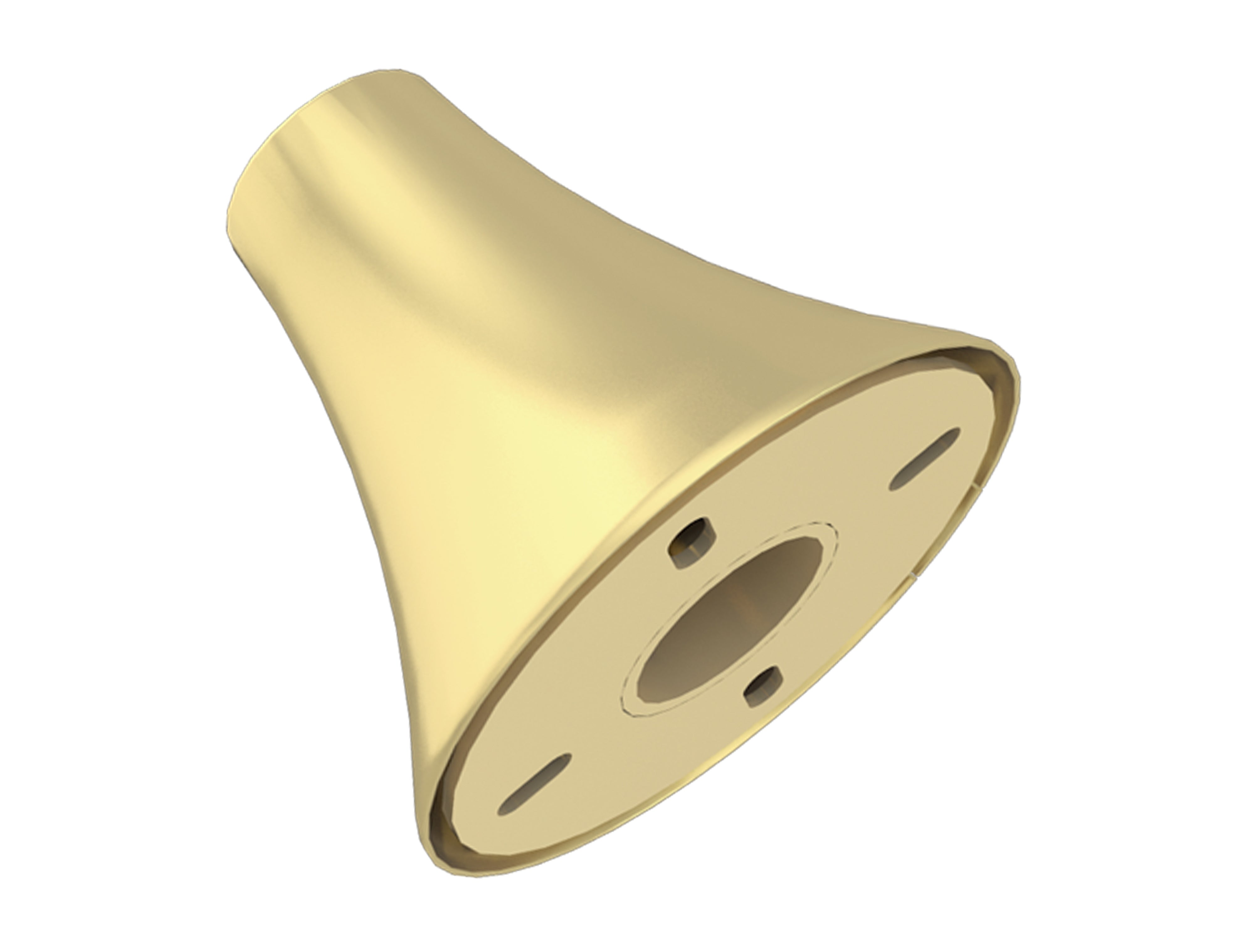 M PRO SERIES - FLOOR TO CEILING WALL PLATE BRASS