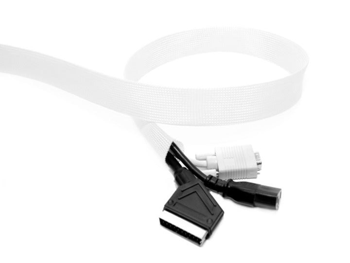 M UNIVERSAL CABLE SOCK WHITE 55MM-W 2M-L