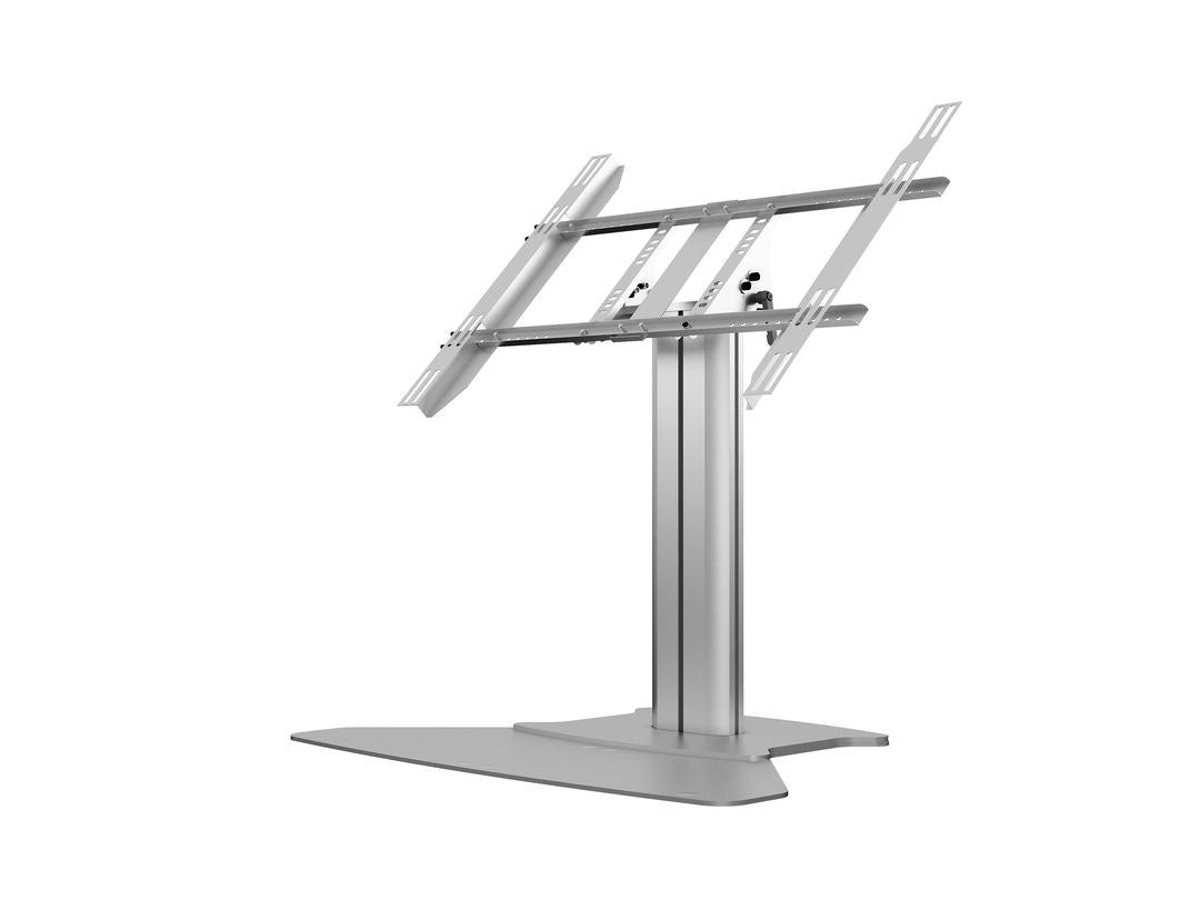 M PUBLIC DISPLAY STAND 80 HD FLOORBASE SINGLE SILVER