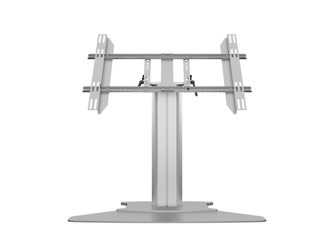 M PUBLIC DISPLAY STAND 80 HD FLOORBASE SINGLE SILVER