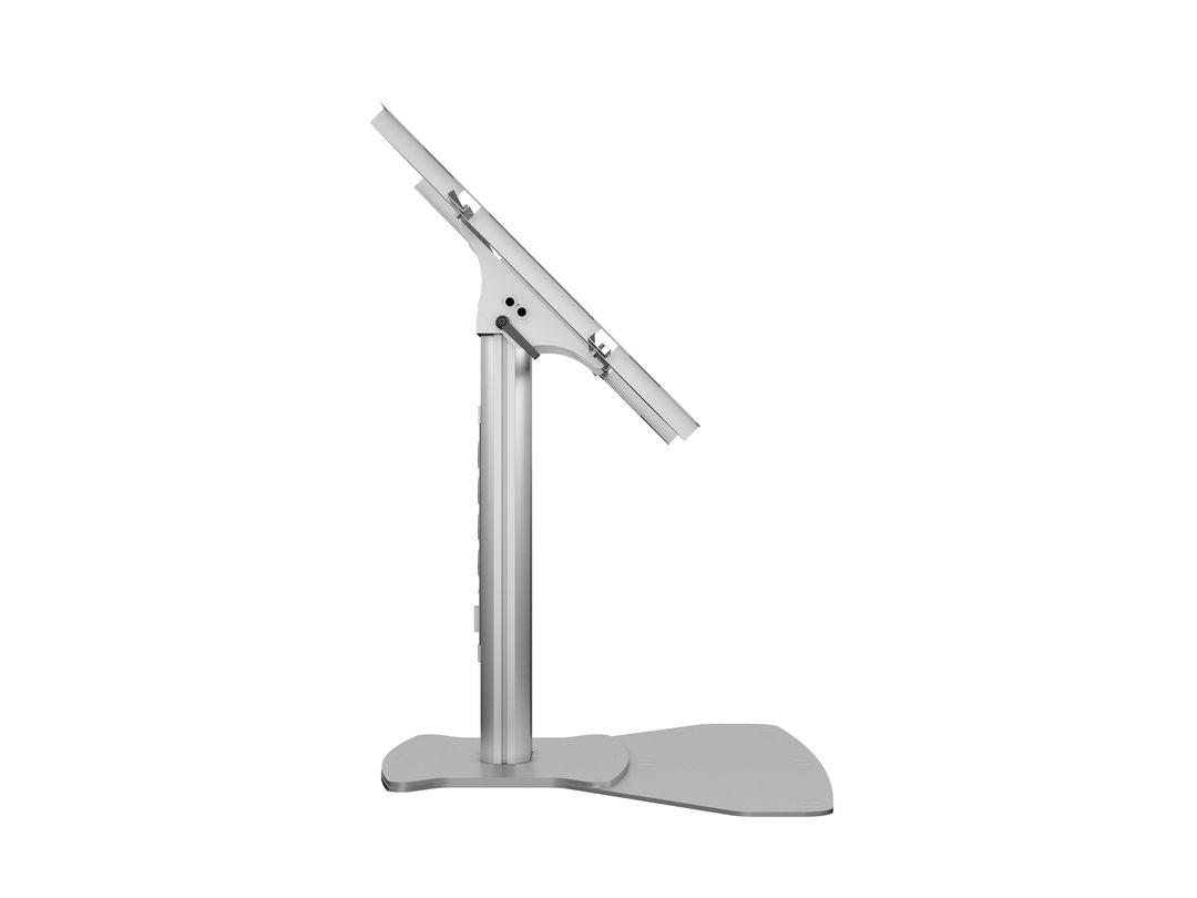 M PUBLIC DISPLAY STAND 80 HD FLOORBASE SINGLE SILVER