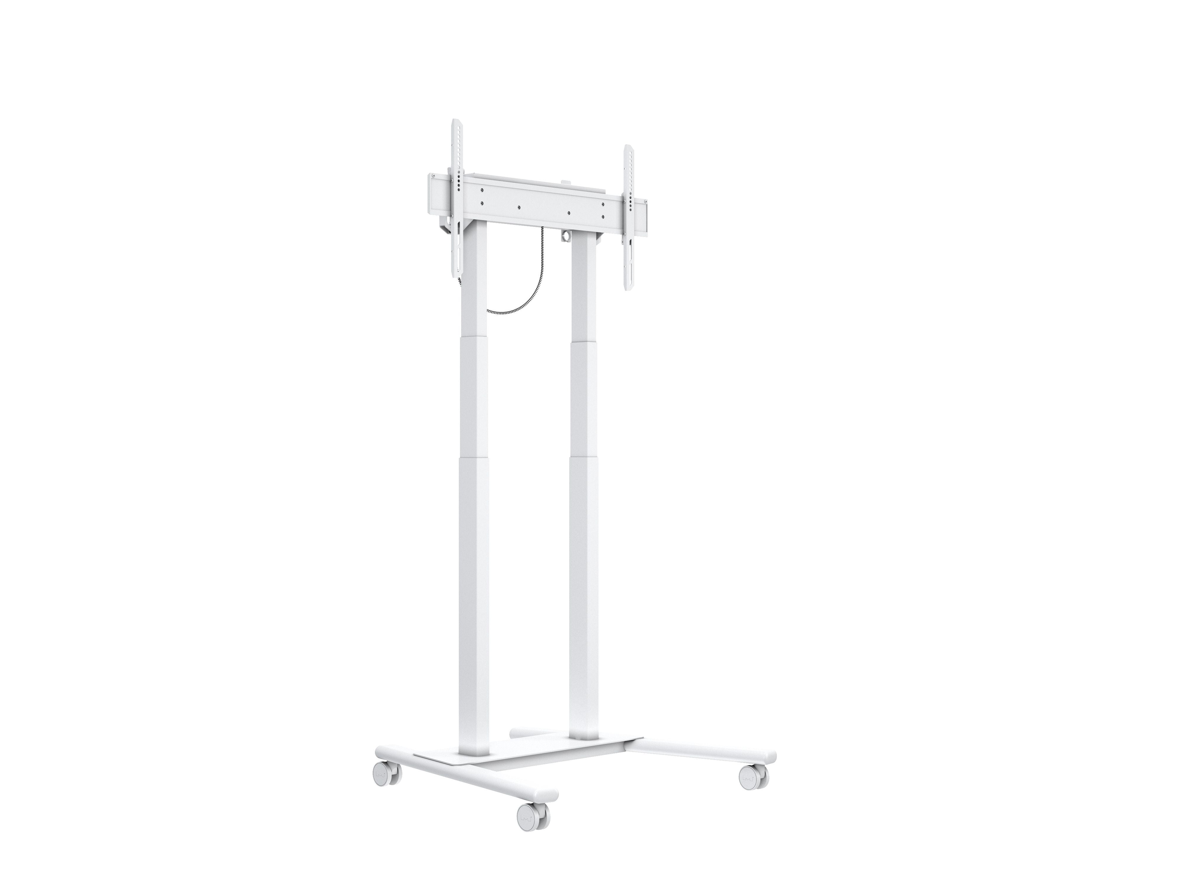 MB MOTORIZED FLOORSTAND 60KG WHITE, 600X400, 37-90"