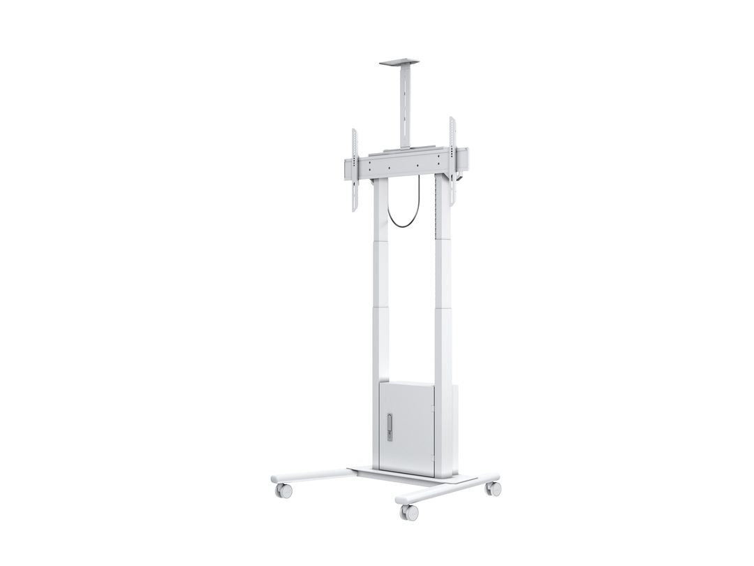 M MOTORIZED FLOORSTAND INCL CABINET & CAMERASHELF 120KG WHITE