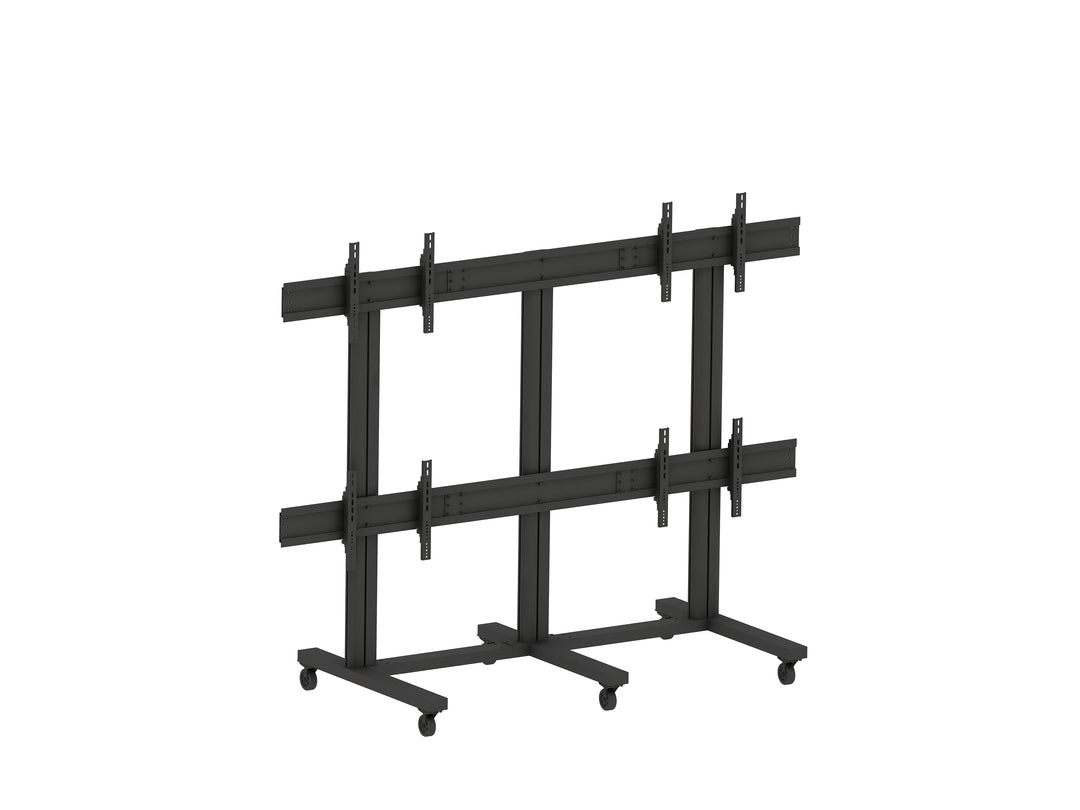 M PUBLIC VIDEO WALL STAND 4-SCREENS 65-75" BLACK