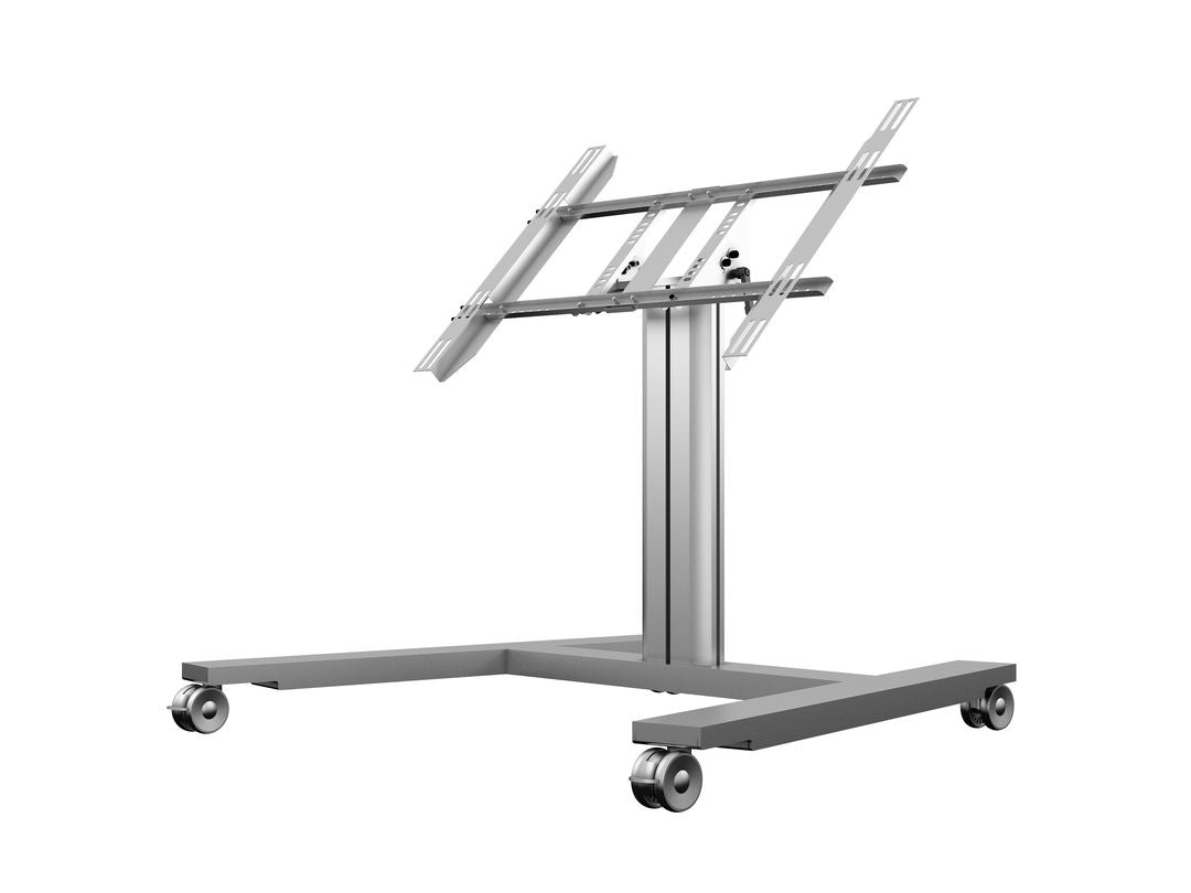 M PUBLIC DISPLAY STAND 80 HD WHEELBASE SINGLE SILVER