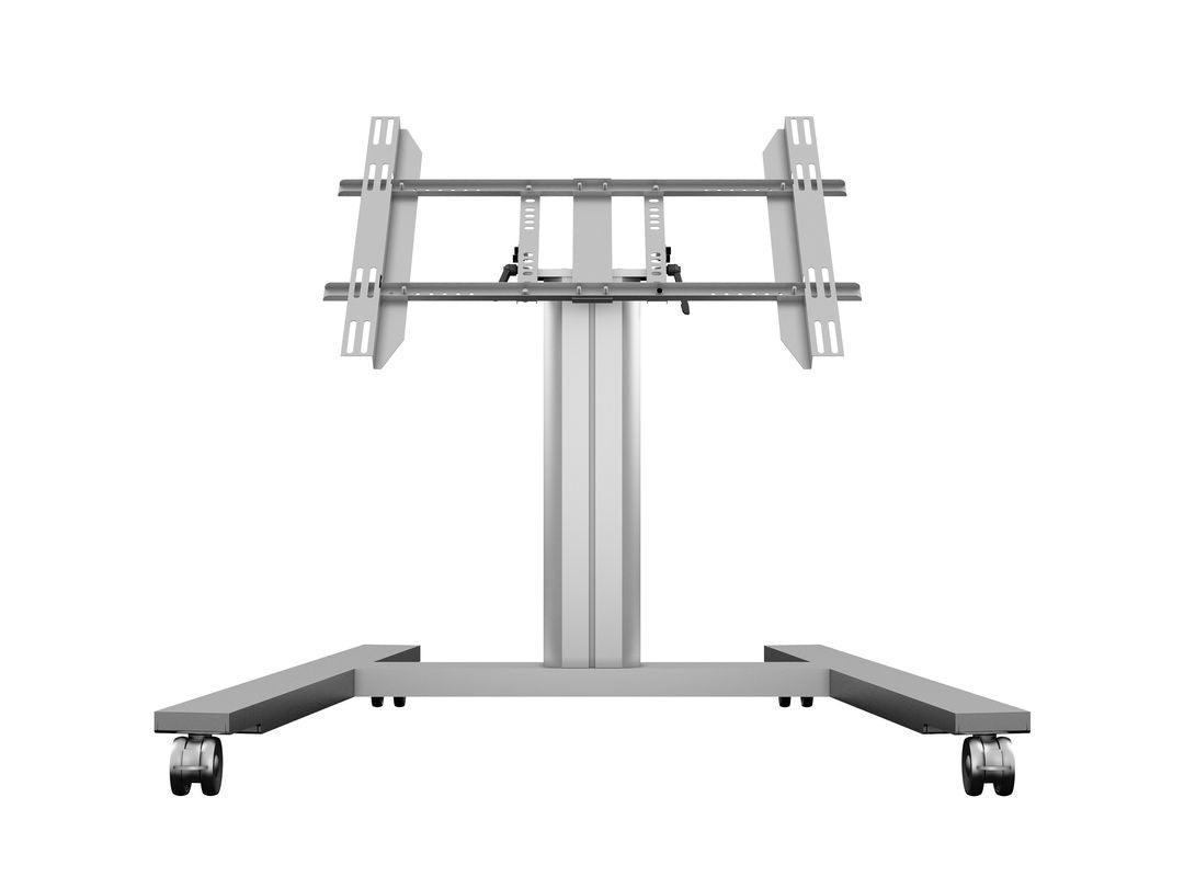 M PUBLIC DISPLAY STAND 80 HD WHEELBASE SINGLE SILVER