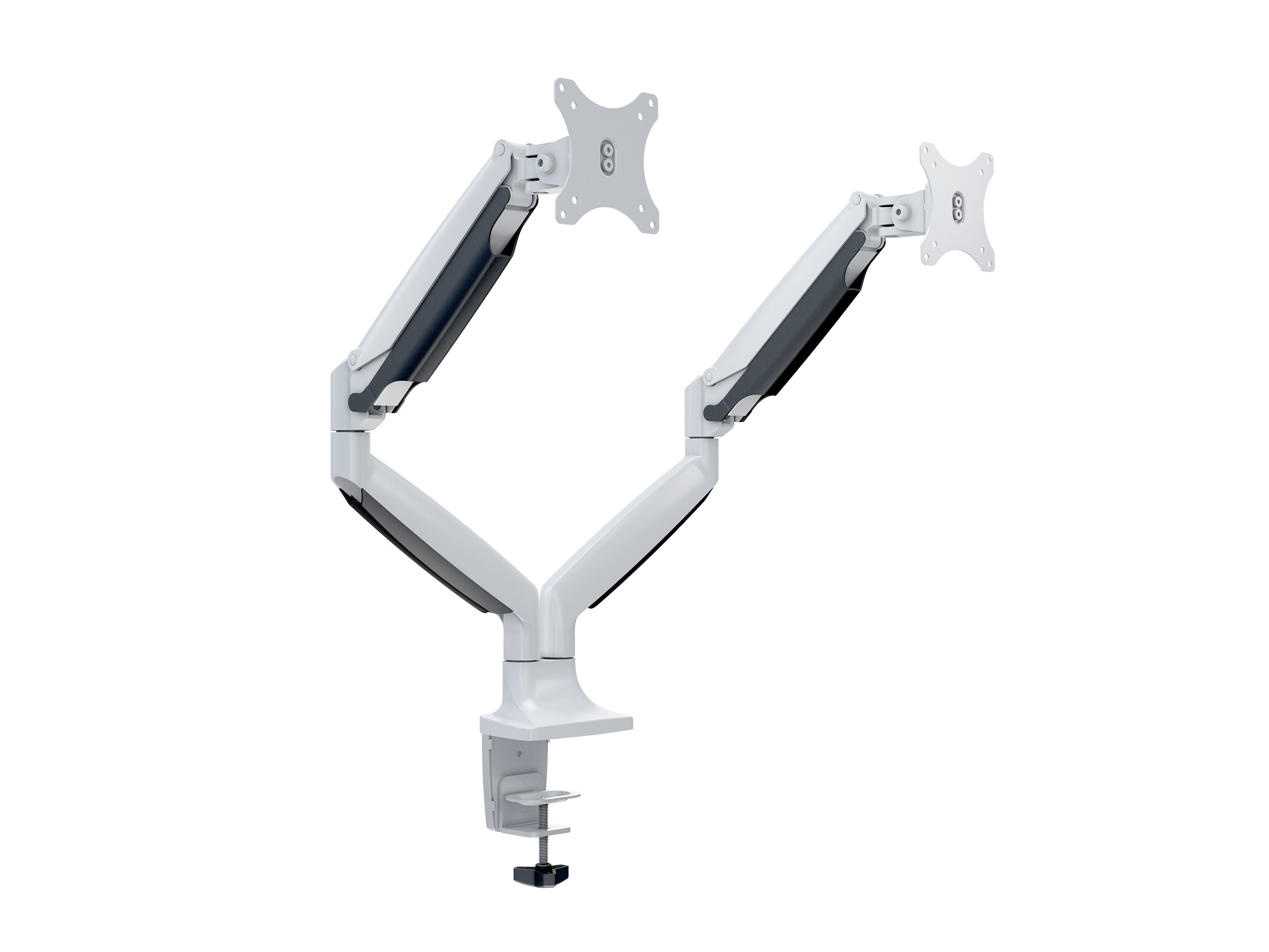 MB DESKMOUNT GAS SPRING DUAL WHITE MAX 9KG