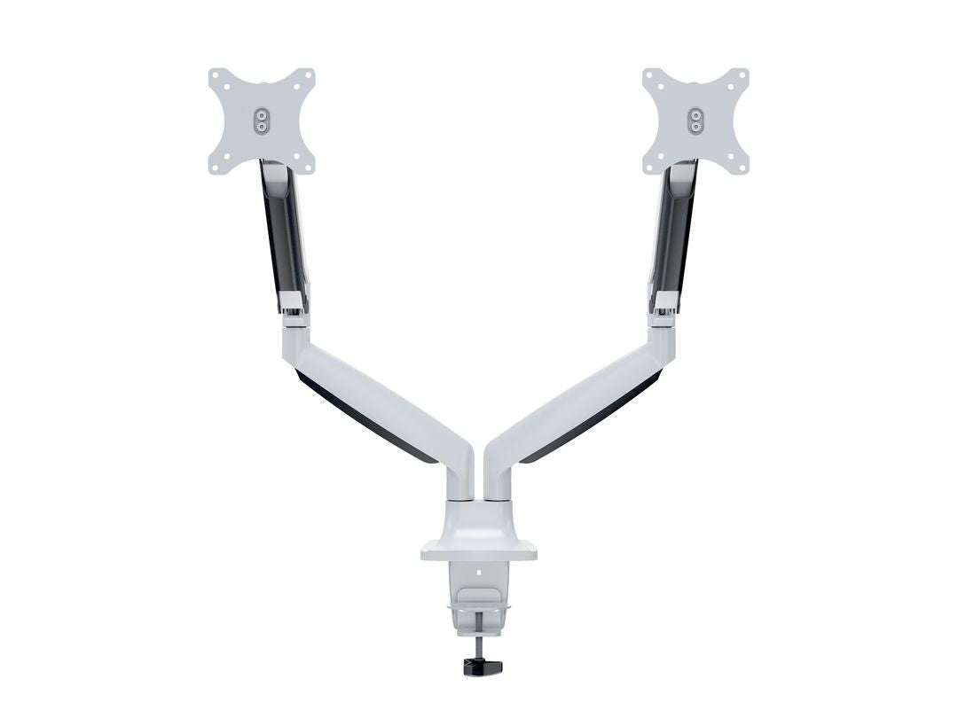 MB DESKMOUNT GAS SPRING DUAL WHITE MAX 9KG