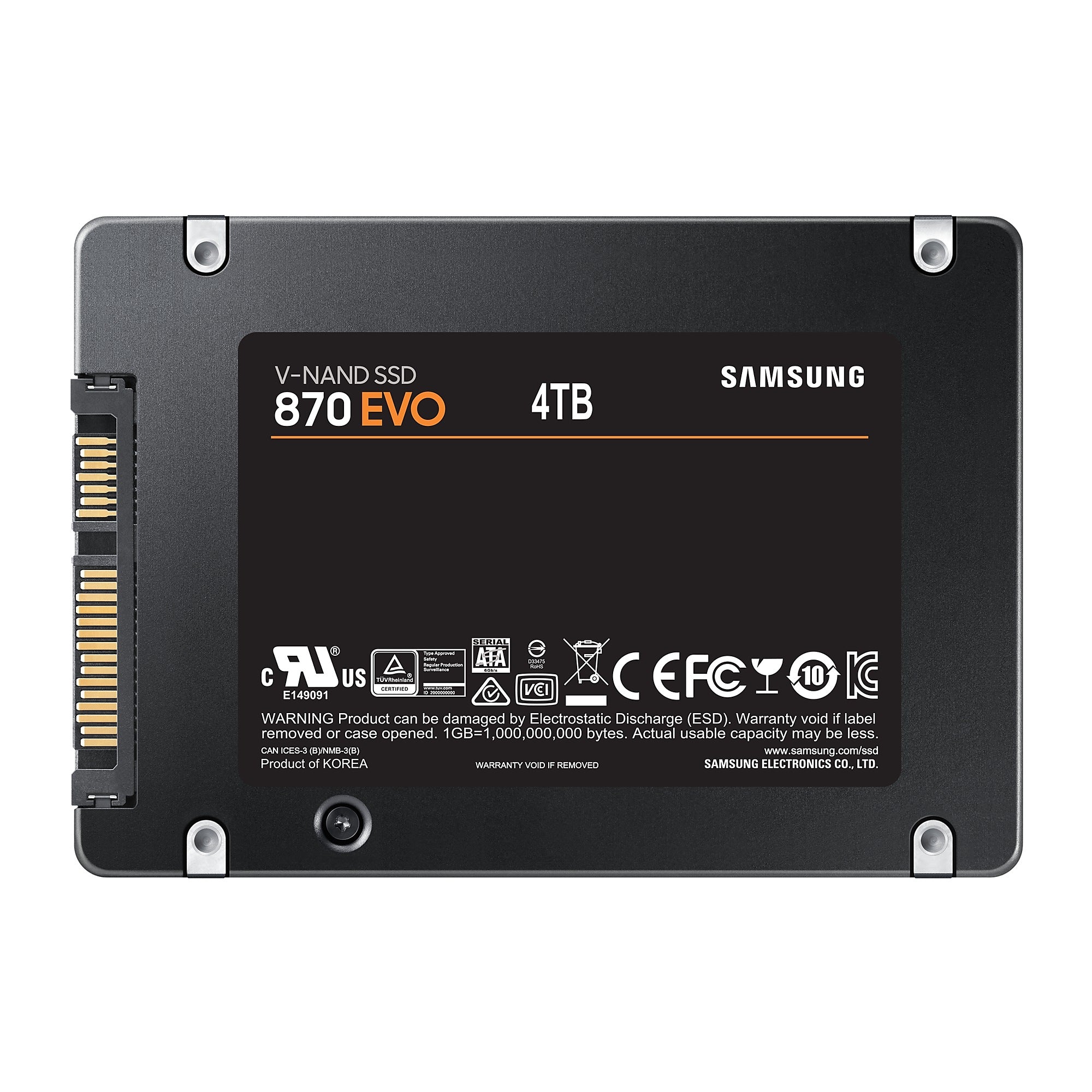 SAMSUNG 4TB 870 EVO SSD 2.5" SATA